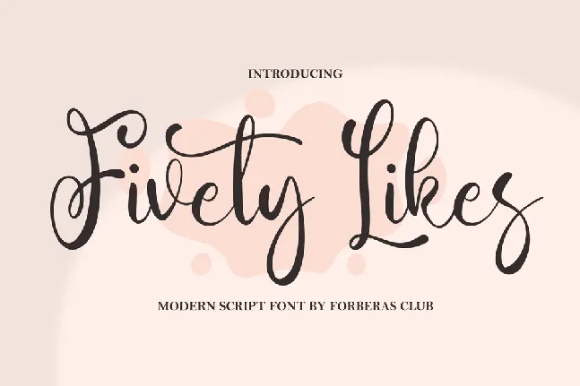 Fivety Likes font