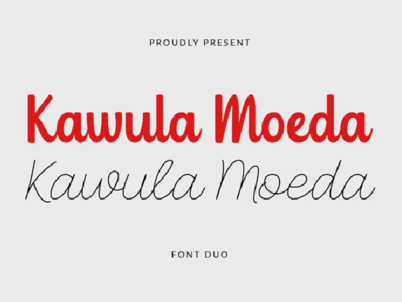 Kawula Moeda font