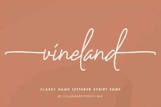 Vineland Handwriting font