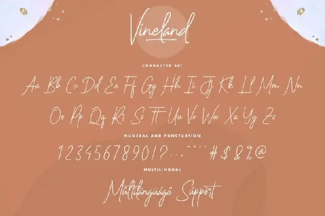 Vineland Handwriting font