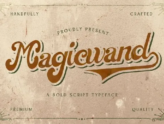 Magic Wand Script font