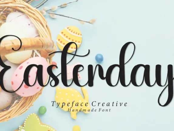 Easterday Script Typeface font