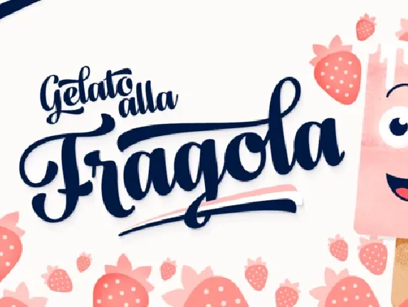 Fragola Free font