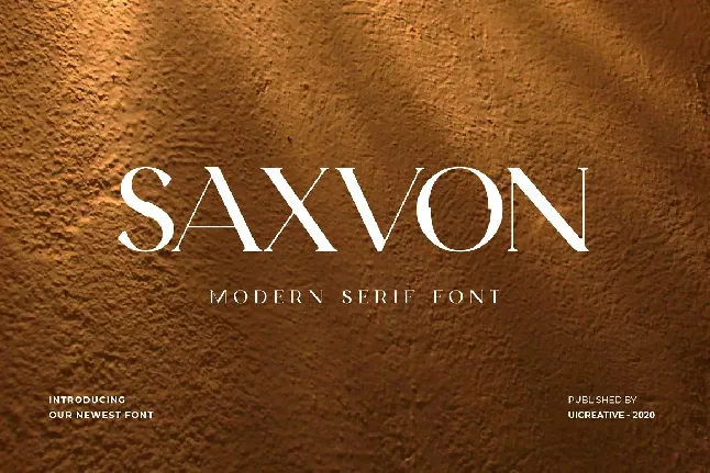 Saxvon font