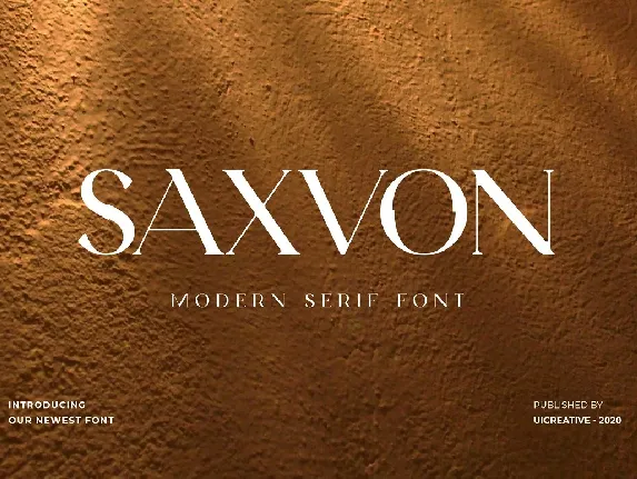 Saxvon font