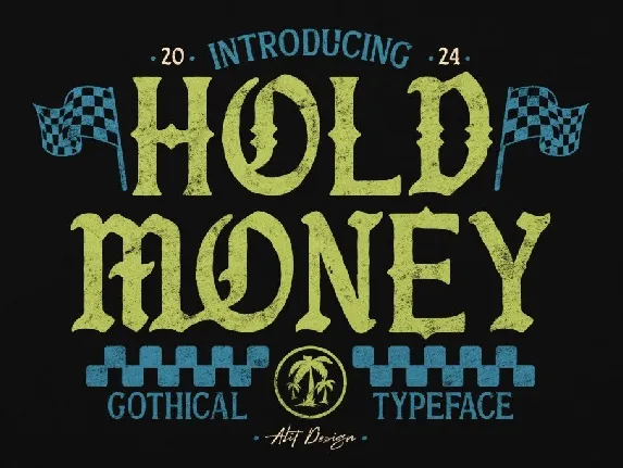 Hold Money font