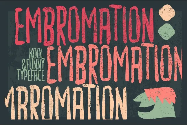 vtks embromation font