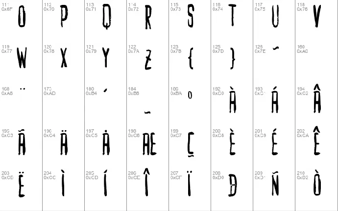 vtks embromation font