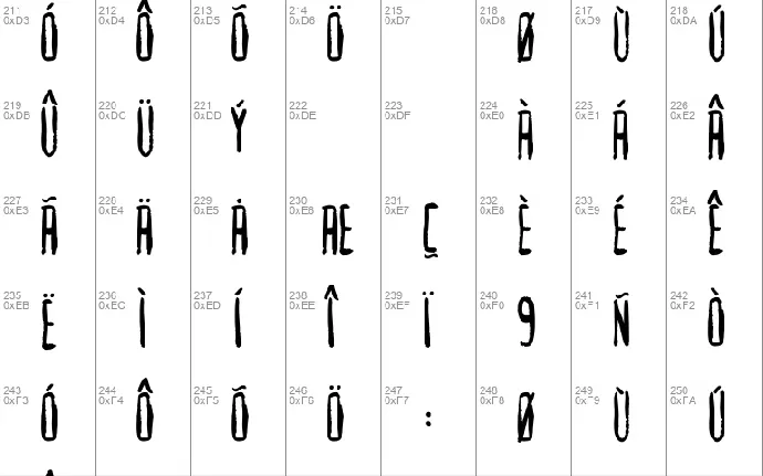 vtks embromation font