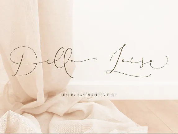 Della Loisa font