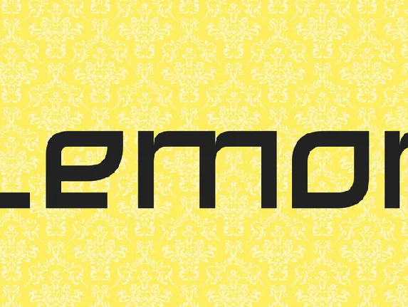 Lemon font