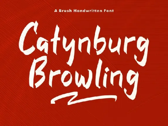 Catynburg Browling font