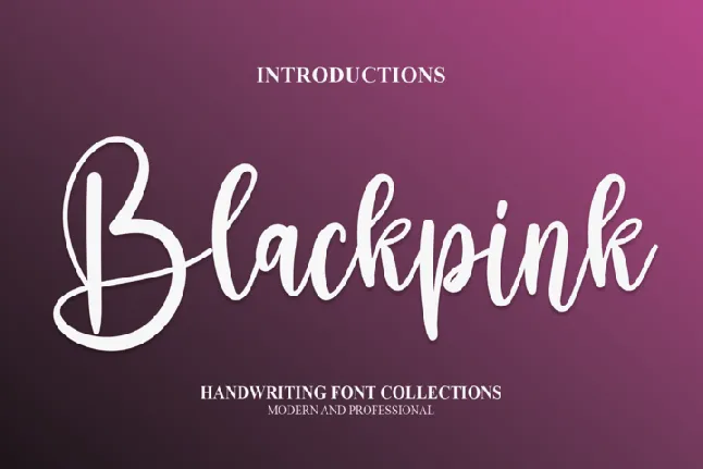 Blackpink font