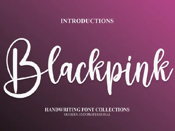 Blackpink font