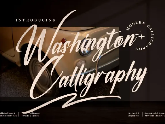 Washington font