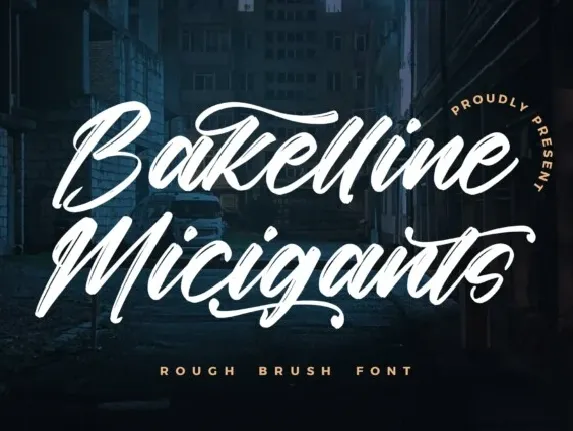 Bakelline Micigants font