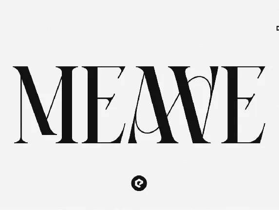 Meave font