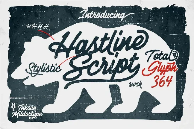 Hastline Script font