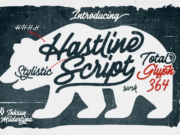 Hastline Script font