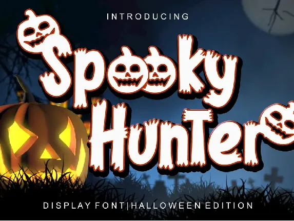 Spooky Hunter - Personal Use font