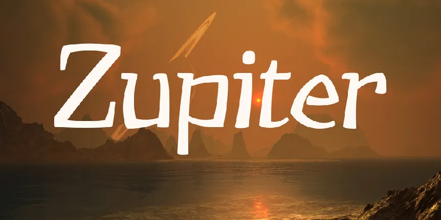 Zupiter font