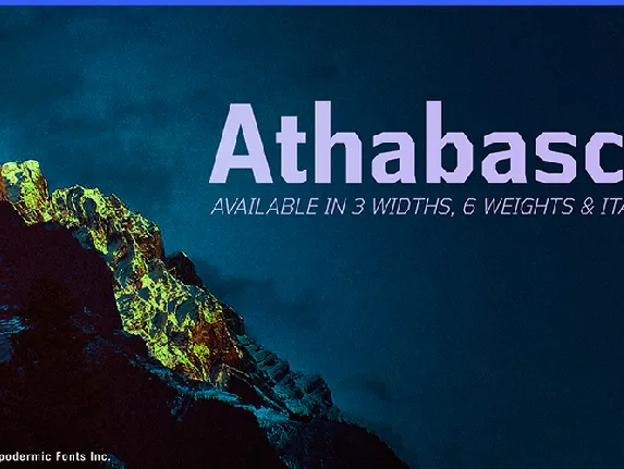 Athabasca font