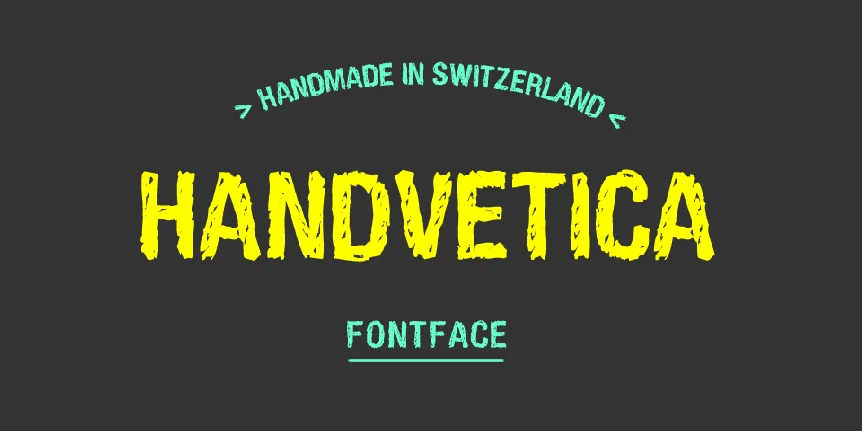 HandVetica font