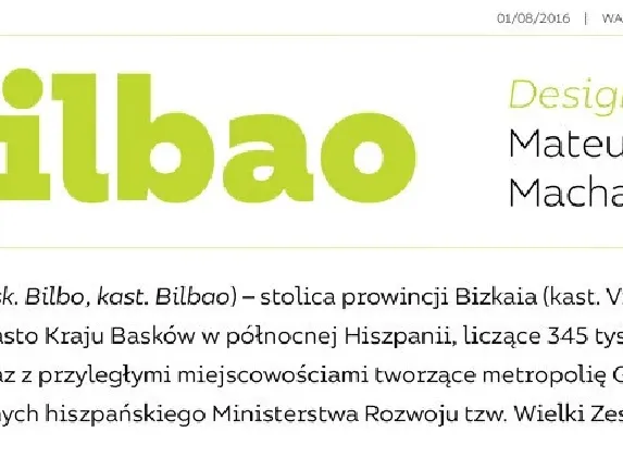 Bilbao Family font