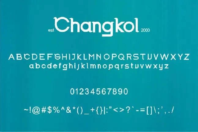 Changkol Sans Serif font