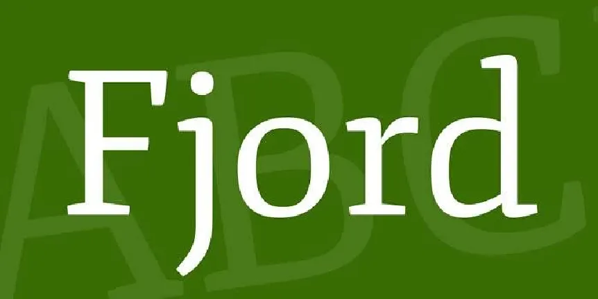 Fjord One font