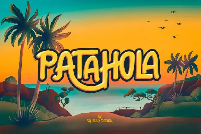 Patahola Playful Kids font