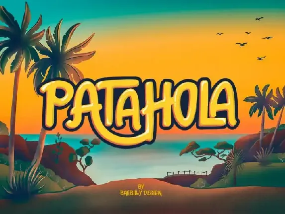 Patahola Playful Kids font