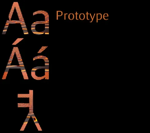 Prototype font