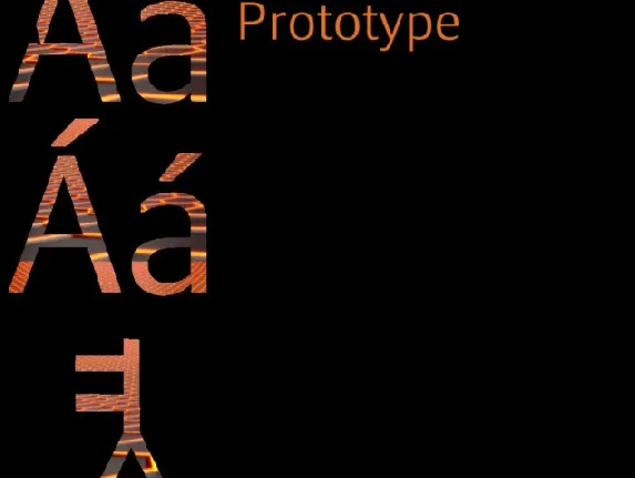 Prototype font