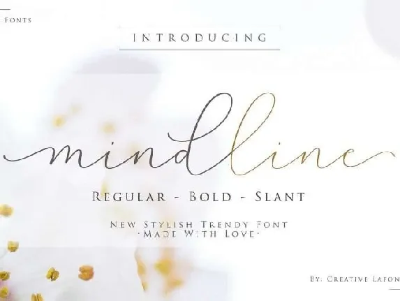 Mindline Script Free font