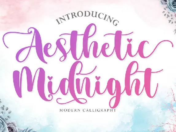 Aesthetic Midnight font