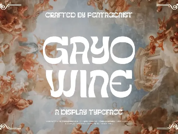 Gayo Wine Demo font