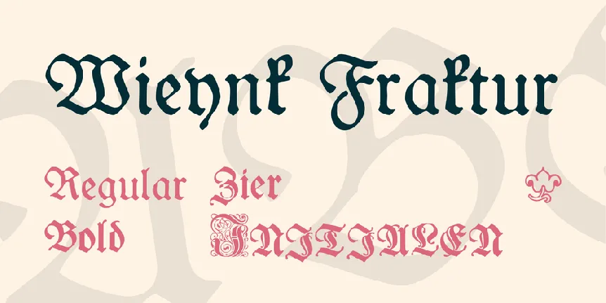 Wieynk Fraktur font