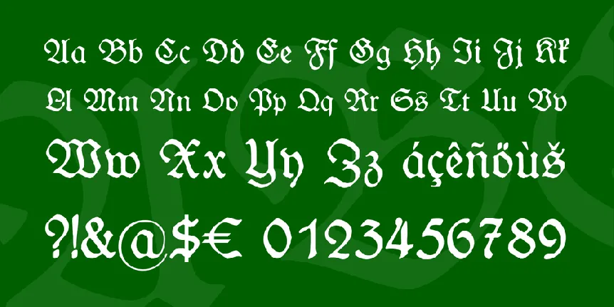 Wieynk Fraktur font