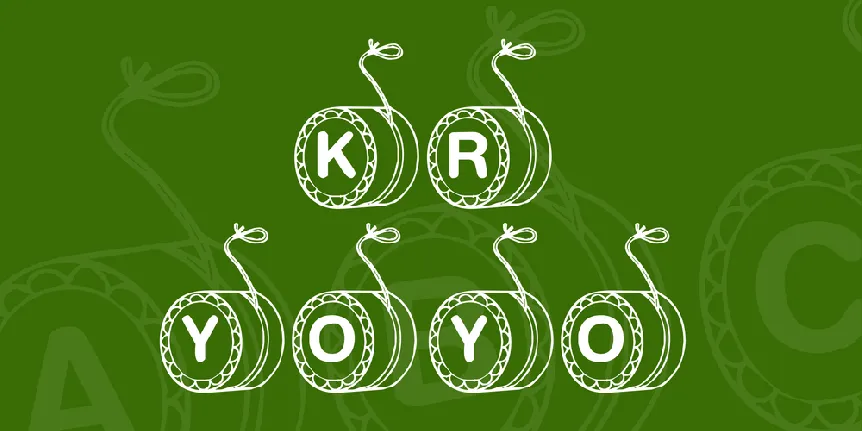 KR YoYo font