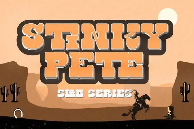 Stinky Pete Display font