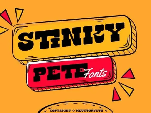 Stinky Pete Display font