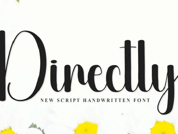 Directly Script font