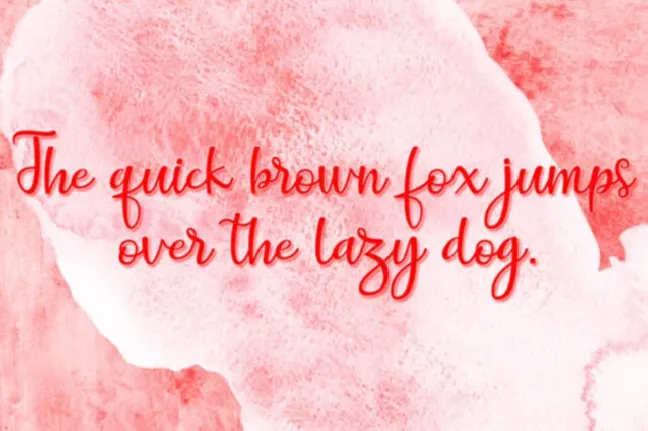 Blush Script font