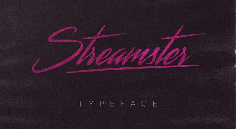 Streamster Free font