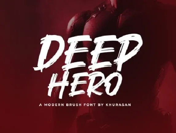 Deep Hero font