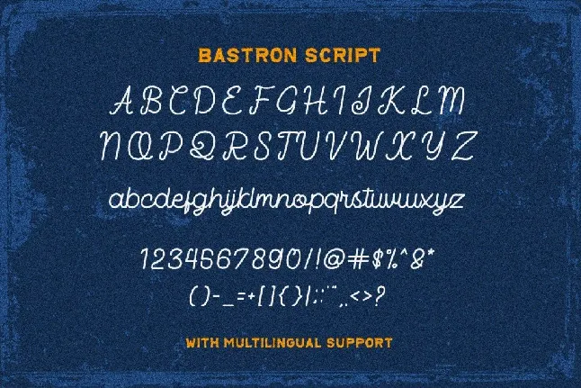 Bastron font