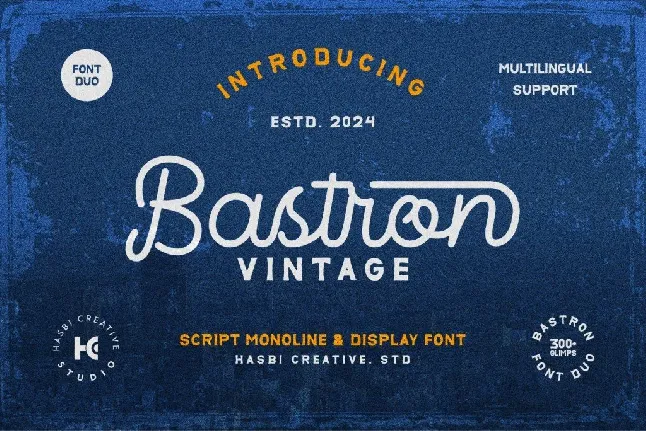 Bastron font