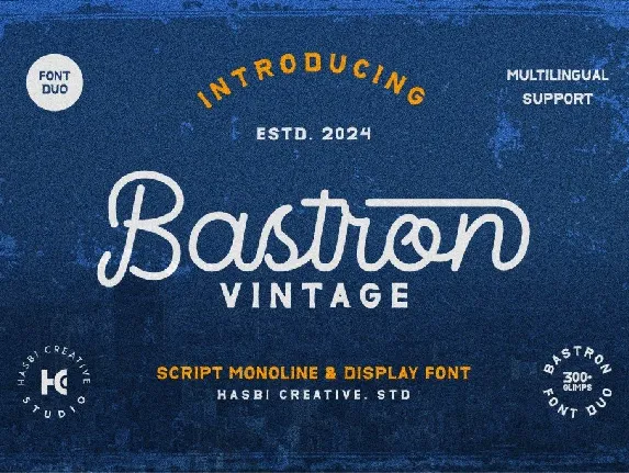 Bastron font