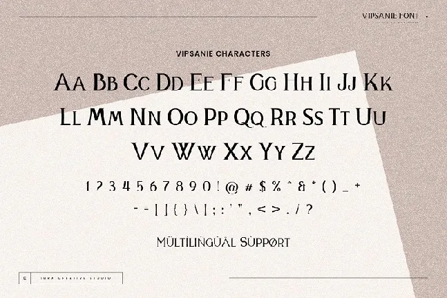 Vipsanie font